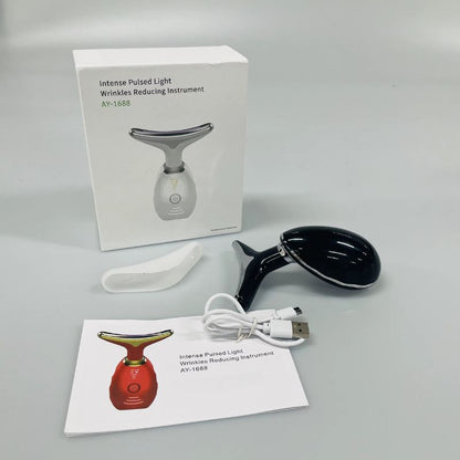GrowPhin™ LED Facial and Neck Therapy Massager