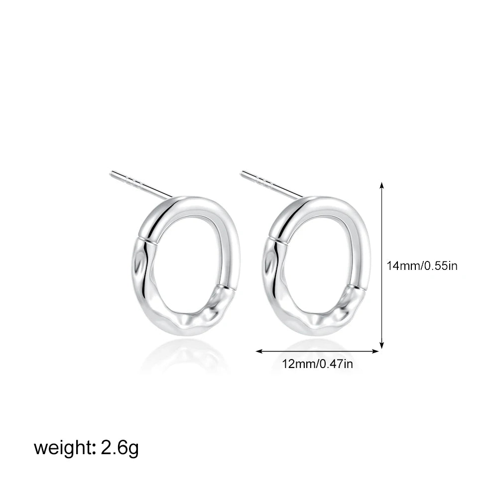 GildedEdge Geometric Statement Earrings